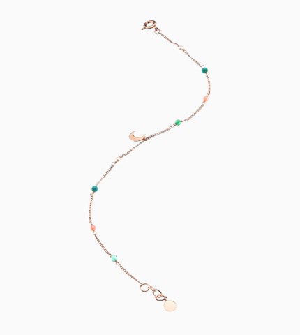 다니엘K 주얼리 - 로즈 문 참 브레이슬릿